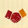 Handshake icon for partnership