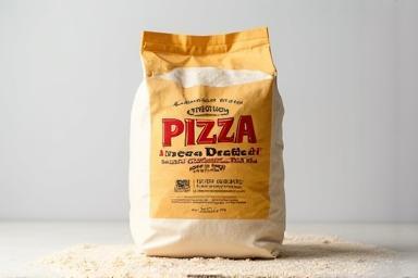 Bag of specialized pizza dough mix